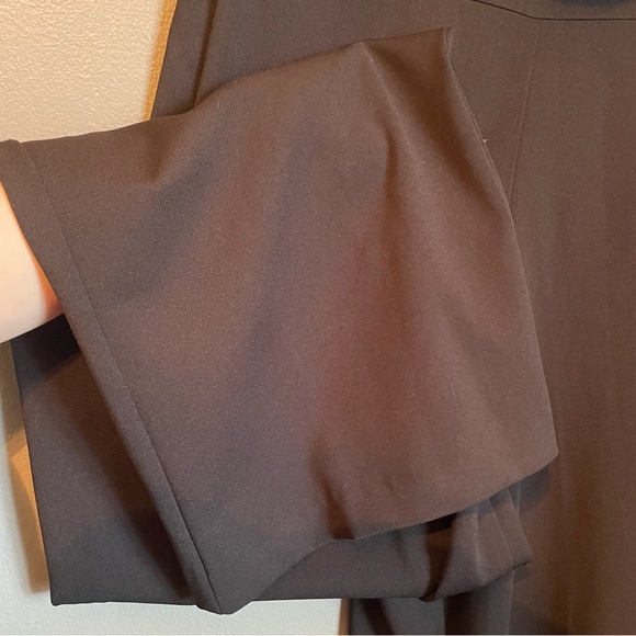 NWT Connected Apparel Sz 8 Pet Women's Black Popover Wide Leg Jumpsuit Ret $89! - Picture 5 of 16